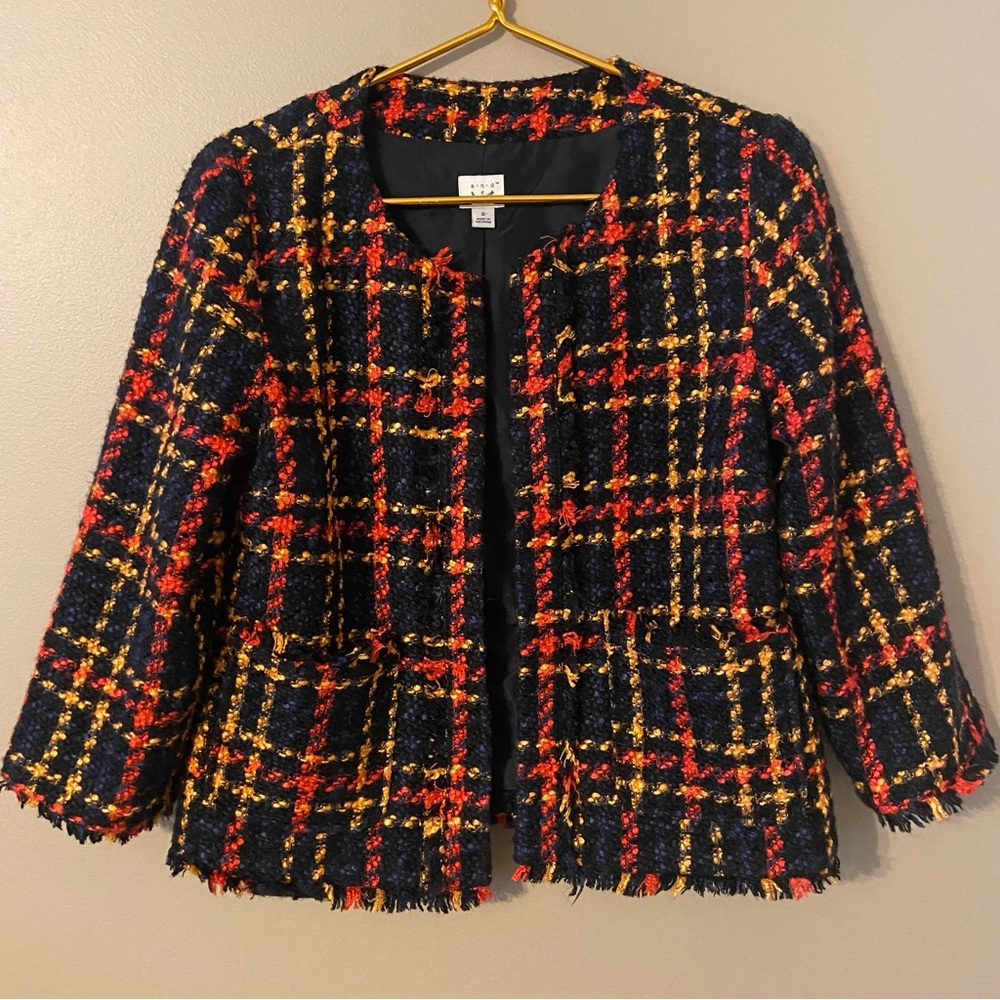 A New Day open front tweed-like blazer